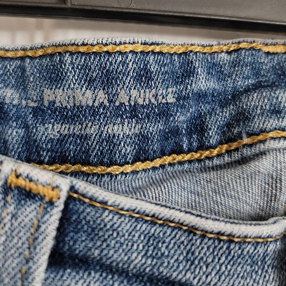 Adriano Goldschmied Prima Mid Rise Ankle Cigarette Jeans Size 29R - Picture 6 of 9